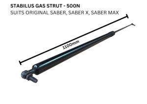 STABILUS-STRUT-500N-1100mm.jpg Sabre, Sabre X (2024+), Sabre Max – 500N Gasdruckfeder