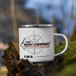 Campingbecher aus Emaille