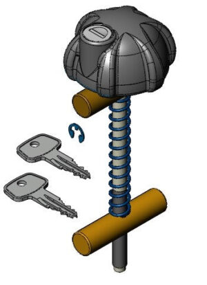 locking-knob-with-keys-and-core-prorack